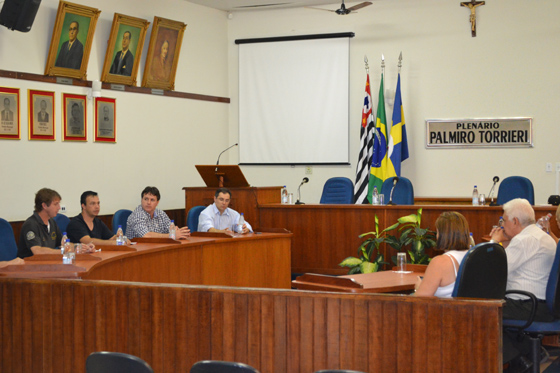 Membros do Conseg durante a reunião do dia 28 de agosto